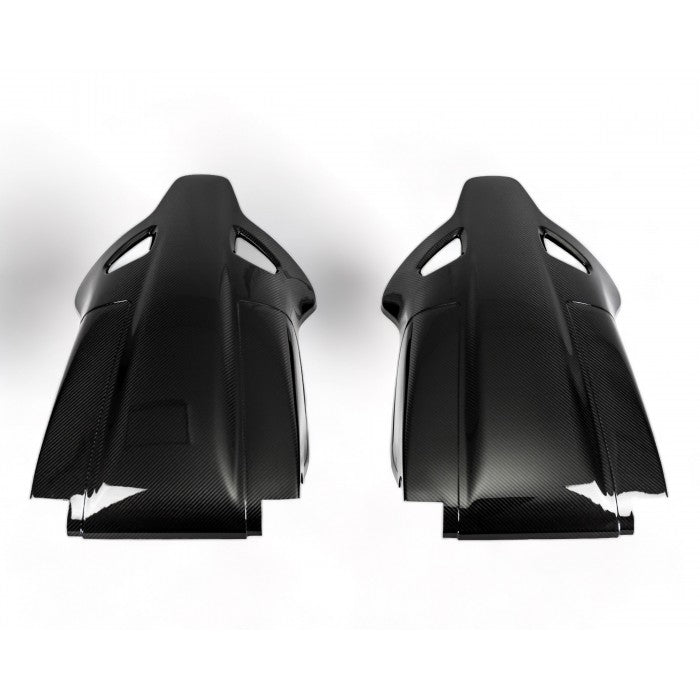 x2 carbon fiber covers adaptable to Recaro wingback 