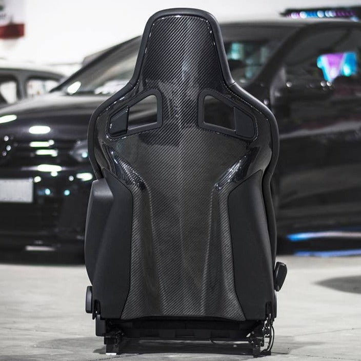 x2 carbon fiber covers adaptable to Recaro CS