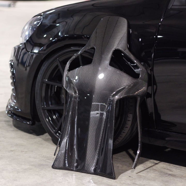 x2 carbon fiber covers adaptable to Recaro CS