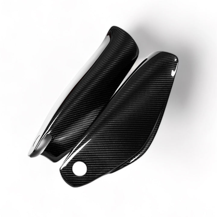 side covers adaptable to Recaro CS in carbon fiber